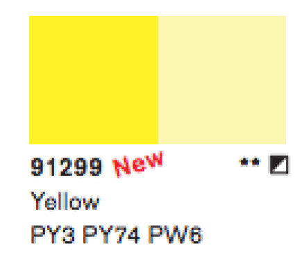 Βασικό χρώμα (primary colour) Lascaux Studio N.91299 Κίτρινο - 250ml